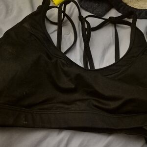 Black Women's Sports Bra